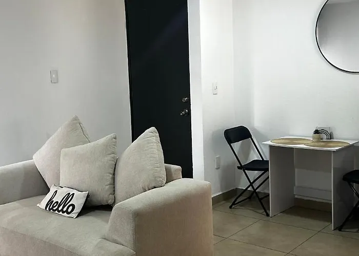 A Pasos Del Aeropuerto Aicm,comodo Y Practico, 2 Camas Mexiko-Stadt